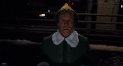 Santa: Prancer, whoa, come on, come on. - Elf