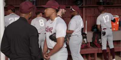 Santiago, he's a beast
at throwing out base runners - All American: Homecoming