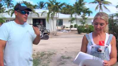 Sarah: I went through the plan,
he dug up one planter box, - Island of Bryan