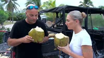 Sarah: Maybe that's what
I need, a little more gin - Island of Bryan