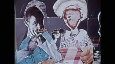 SARAH: Spiral began
in Romare Bearden's studio. - Black Art: In the Absence of Light