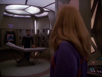 Sarina, come and sit down.
I need to run a few tests. - Star Trek: Deep Space Nine