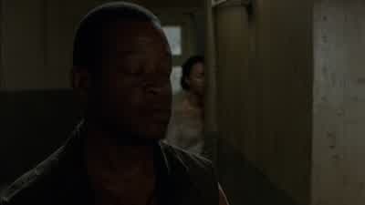 Sasha. You're not strong enough yet. Then help me. Tyreese. You down here? Rick, that you? - The Walking Dead