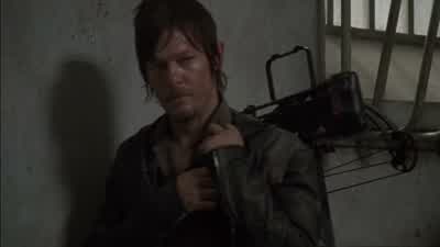 Sat with him for quite a while. - The Walking Dead