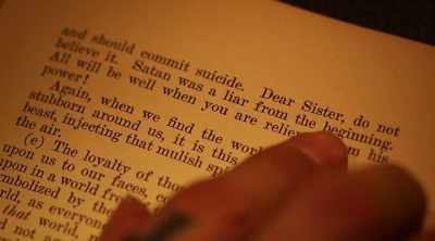 Satan was a liar
from the beginning." - Demon House