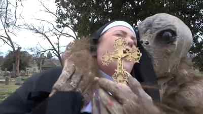 Satan's beast, you foul
creature, I casted you out, - Bigfoot Exorcist