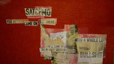 "Satchmo, you better come on out there, - Louis Armstrong's Black & Blues