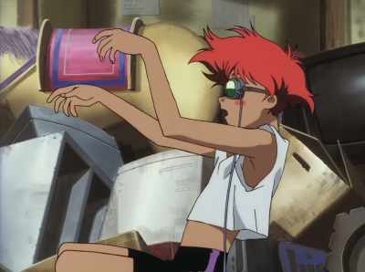 Satellite that got hacked into, - Cowboy Bebop