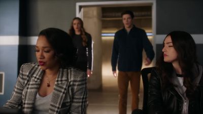 Satellites are picking up
Lucas Sharpe's license plate. - The Flash