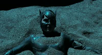 Saved by kitty litter - Batman Returns