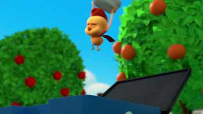 Saving the planet...
by recycling! - The Chicken Squad
