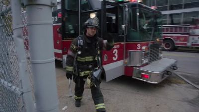 Saw it getting hot.
Smoke started coming in. - Chicago Fire