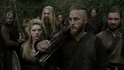 Saxon prisoner: Saxon: Archers front! - Vikings