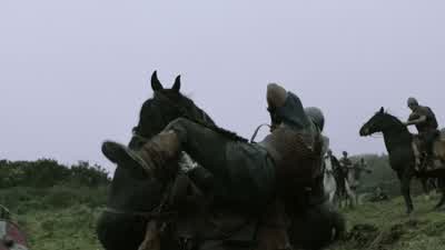 Saxon warrior: Move back! - Vikings