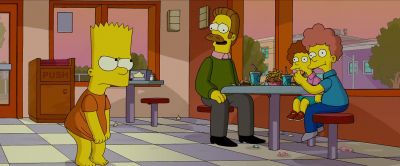 Say Bart What do you want Flanders - The Simpsons Movie