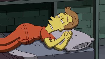 Say, Bob, why do you
keep measuring my face? - The Simpsons