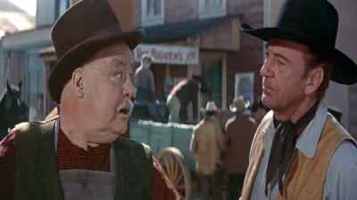 Say, can a fella eat in here? - Man of the West