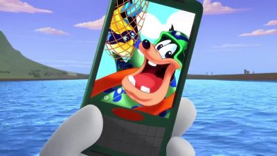         Say cheese, pal.
   ( camera shutter clicks ) - Mickey and the Roadster Racers