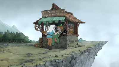 Say, Darrell, what happens to the stuff
that goes over the edge? - Disenchantment