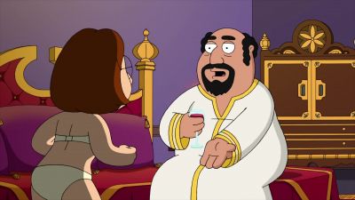 Say "hang on"
and drive down staircase. - Family Guy