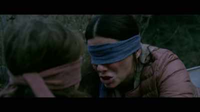 Say it! If something happens to me,
what do you do? - Bird Box