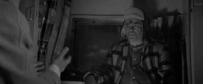 Say something germane, please.
It would behoove you. - The Man in the Woods