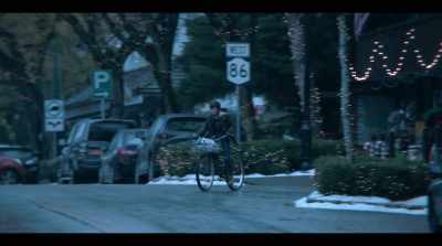 ♪ Say you wanna ride… ♪ - Love Hard