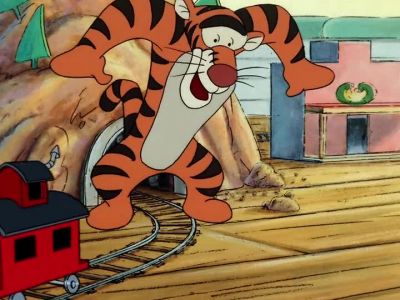 Say where's the propeller on this thing - The New Adventures of Winnie the Pooh