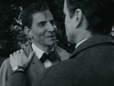 Saying, "It can't be him.
He's much better-looking on television." - Maestro
