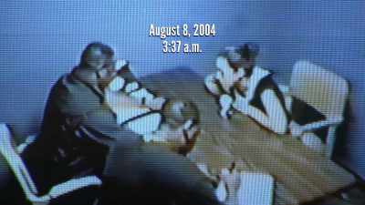 Says here, "You have
the right to remain silent." - Murder to Mercy - The Cyntoia Brown Story