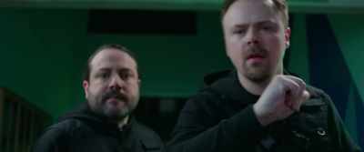 [scanner beeping] - Ashens and the Polybius Heist