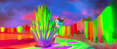 Scanning for intruders. - The Lego Batman Movie