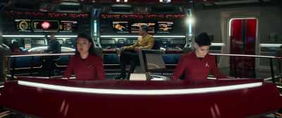 Scans indicate a minor synchrotron flux
emanating from inside the nebula. - Star Trek: Strange New Worlds