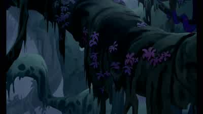 Scary jungle RightA leaf It might attack meIt's a scary tree I'm afraidPlease Never find my way I'm the emperor and as suchI'm born with an innate sense of directionOkay where am IWhatHelp me Help meHelp meToo lateOkay that was the freakiest thing I've - The Emperor's New Groove