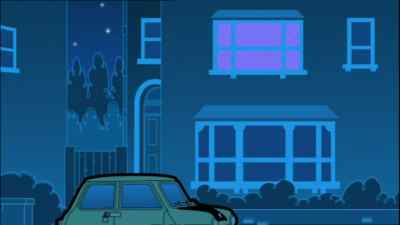 ( scary music playing
on TV ) - Mr. Bean: The Animated Series