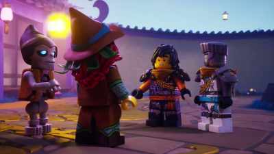 Scary Wolf Mask
people are after her - LEGO Ninjago: Dragons Rising
