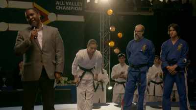 (SCATTERED APPLAUSE) - Cobra Kai
