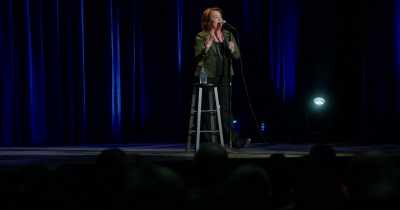 Scenario B, Dave, is I've hit it
and it's dead. - Kathleen Madigan: Hunting Bigfoot