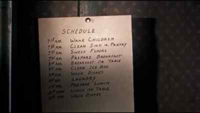 SCHEDULE
7:15 AM, WAKE CHILDREN... - Houseboat