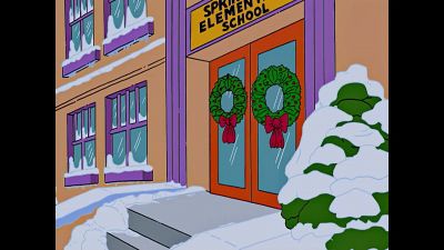 (school bell rings) - The Simpsons