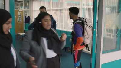 School's finished now.
So, off you go. Thank you. - Ackley Bridge
