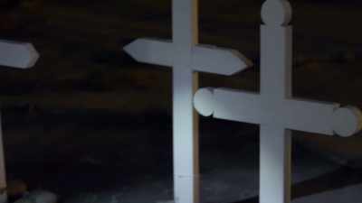Schrader: Unfortunately,
these are all unmarked graves. - The Holzer Files
