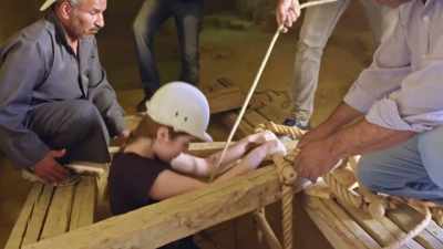 ..scientists go in search
of lethal pathogens... - Tutankhamun: Secrets of the Tomb
