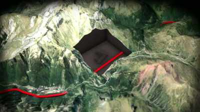 Scientists have used the railway
tunnel as a ready-made access - Secrets of the Railways