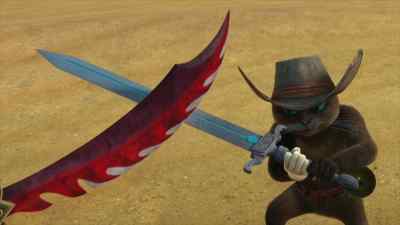 [Scimitar] Really, Goodsword?
Two swordsmen in one day? - The Adventures of Puss in Boots