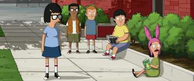 (SCOFFING) You're afraid
my hat will fall off. - The Bob's Burgers Movie