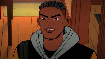 - [scoffs] All to save me?
- Yeah. Try bein' a little more grateful. - Your Friendly Neighborhood Spider-Man