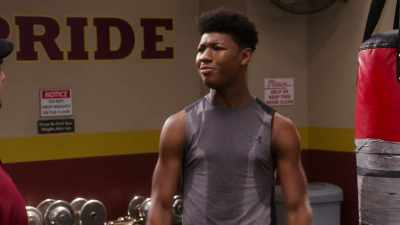 [scoffs] I don't mind.
Have you ever been a star running back? - Mr. Iglesias