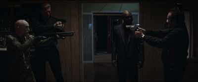 [scoffs] I guess this is
what we call a Mexican standoff. - Dead Money