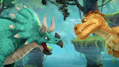 (SCOFFS) In your dreams!
I'm way stronger than you! - Gigantosaurus